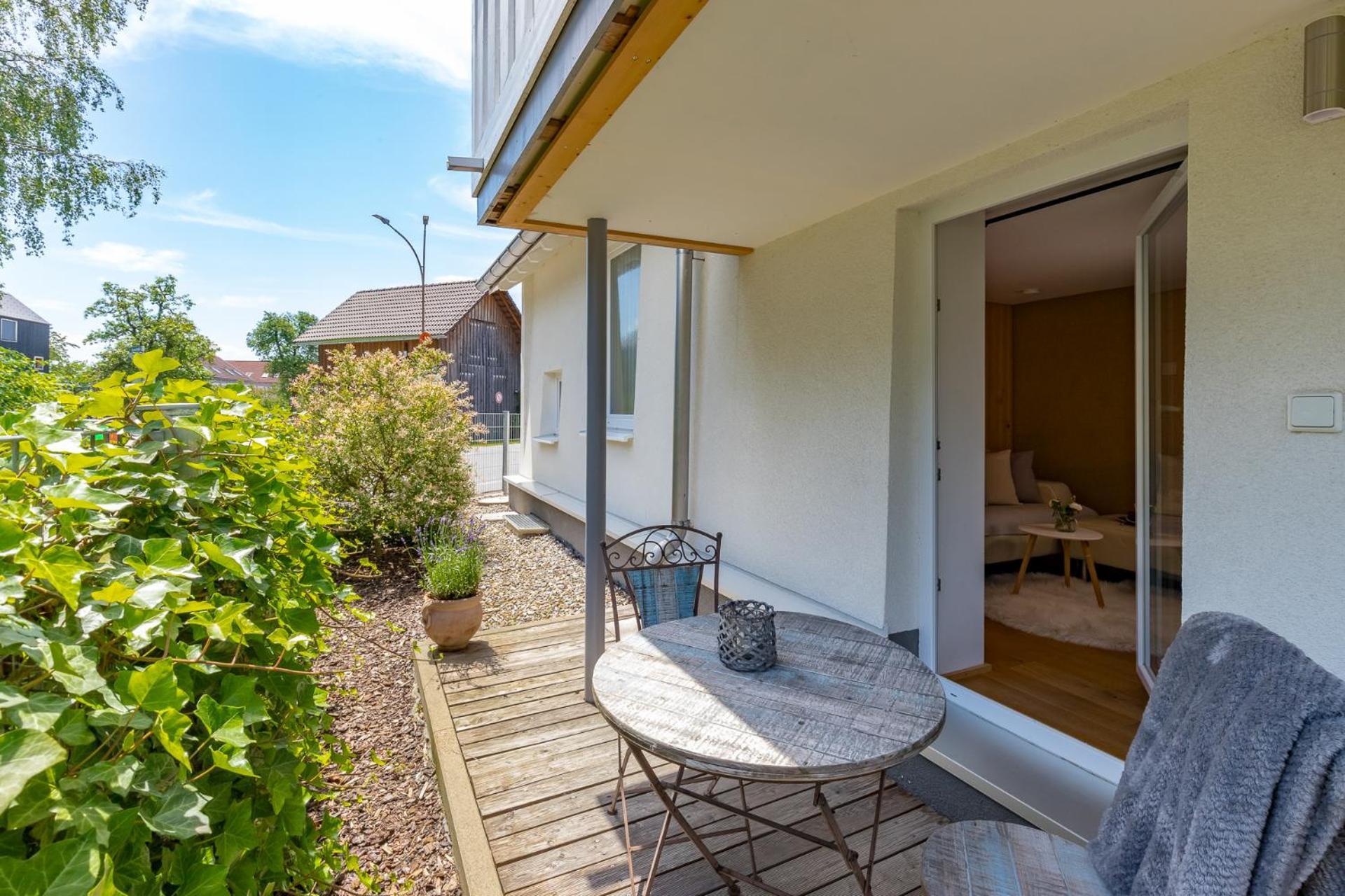 Ferienhaus Bachschloessle Lochau Buitenkant foto